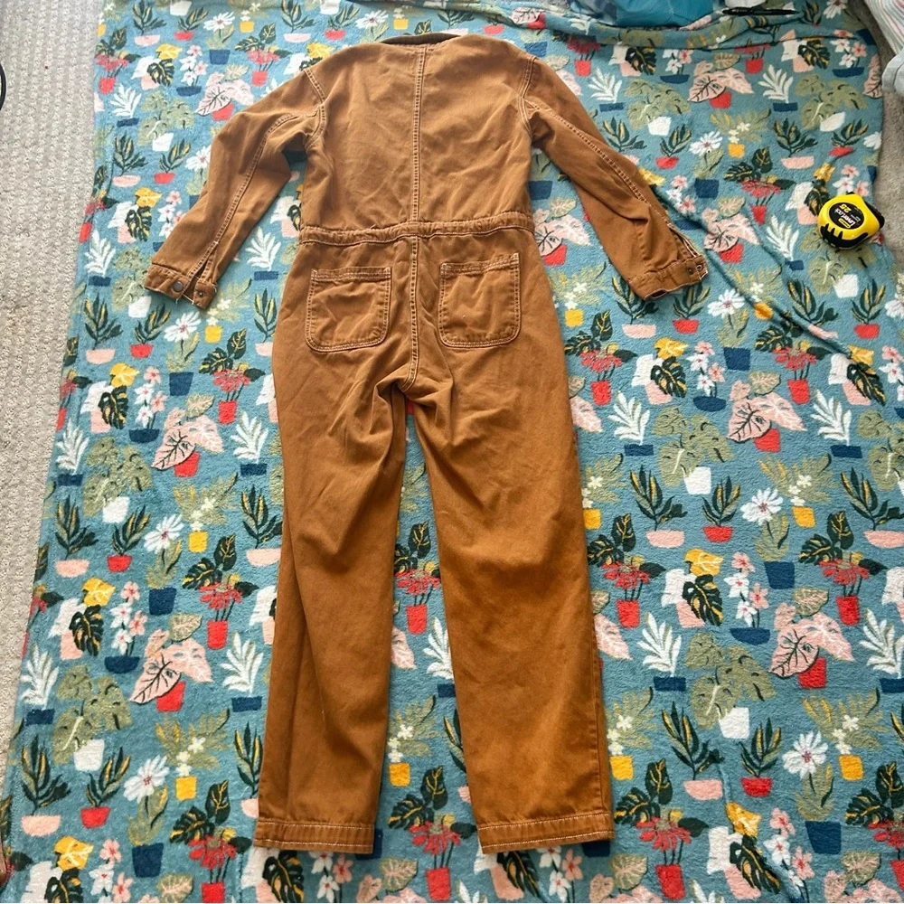 Abercrombie & Fitch utility jumpsuit in rust/brown - Picture 9 of 12